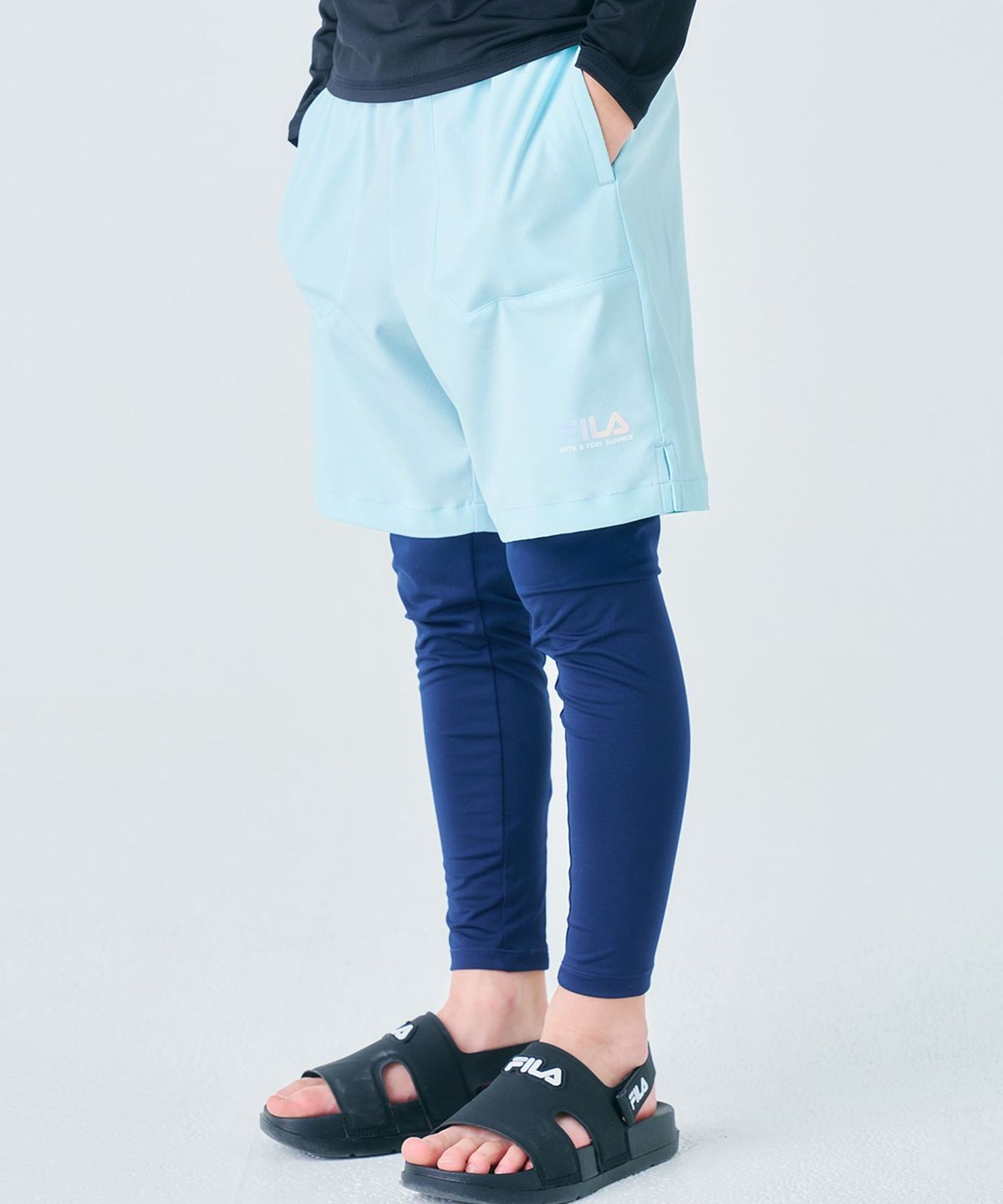 휠라 키즈(FILA KIDS) 아쿠아 바지레깅스(FK2RPF2A02XMIT)