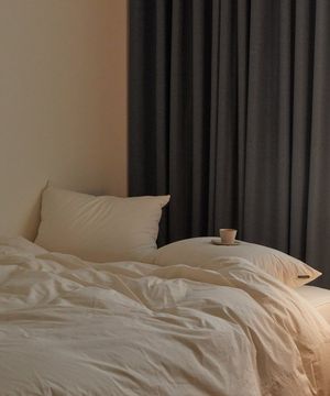 테라스 린넨룩 암막커튼(민자) 7종