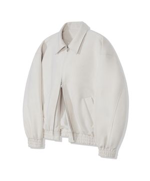 87-STAN009 [리뉴얼] 스탠다드 블루종 스웨이드 자켓 아이보리