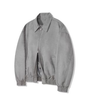 87-STAN009 [리뉴얼] 스탠다드 블루종 스웨이드 자켓 그레이