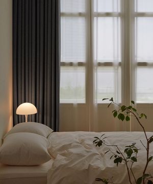 테라스 린넨룩 암막커튼(민자)+호텔룸 화이트 쉬폰커튼(민자) 7종