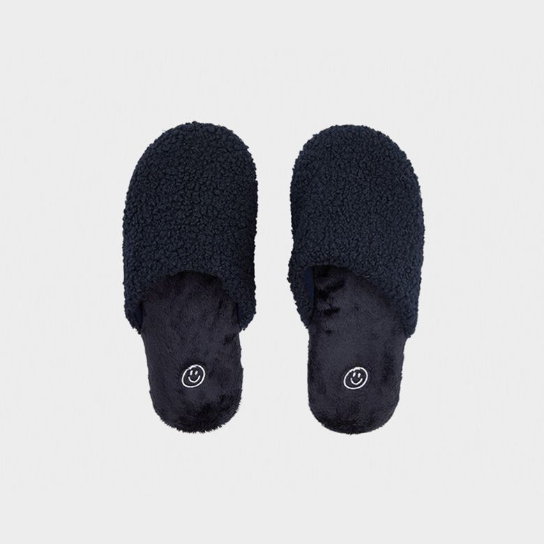 SOFT ROOM SHOES LOVE NAVY