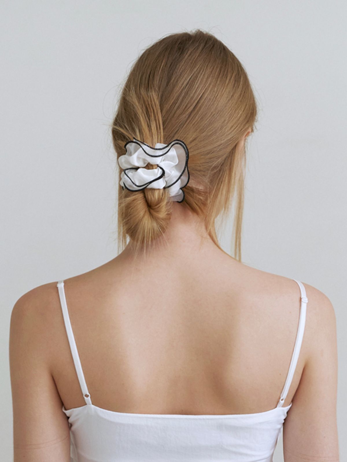 카인더베이비(KINDABABY) romatic mesh lace scurnch-white