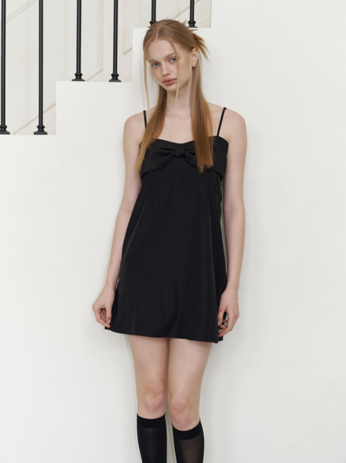 카인더베이비(KINDABABY) romance ribbon dress - black