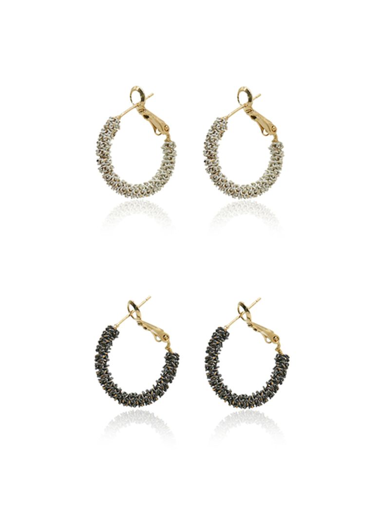 antique chain ring (2color)
