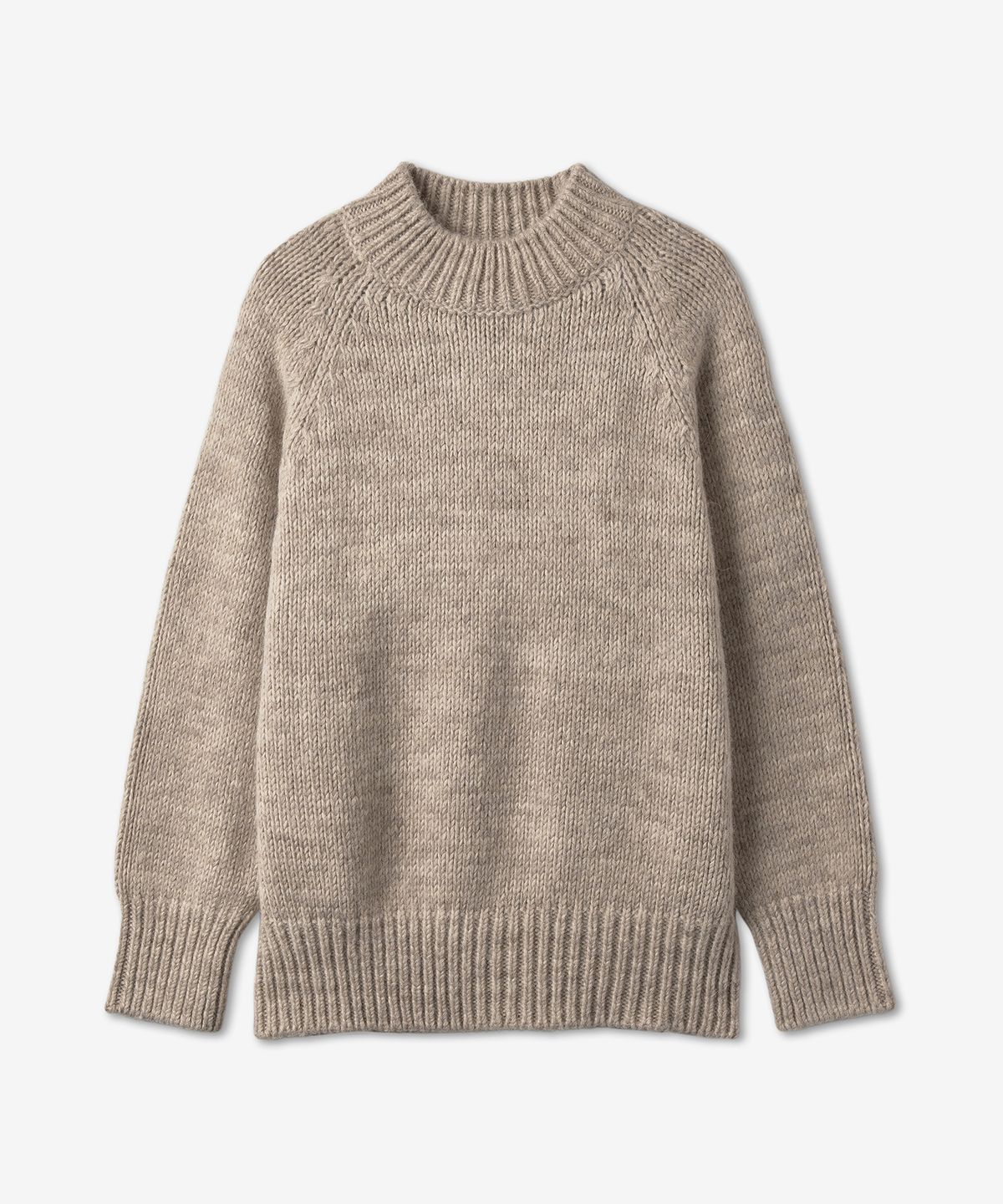 메종 마르지엘라(MAISON MARGIELA) 백 스티치 보테니컬 니트 - 라이트 브라운 / SI0GP0003S17802119M