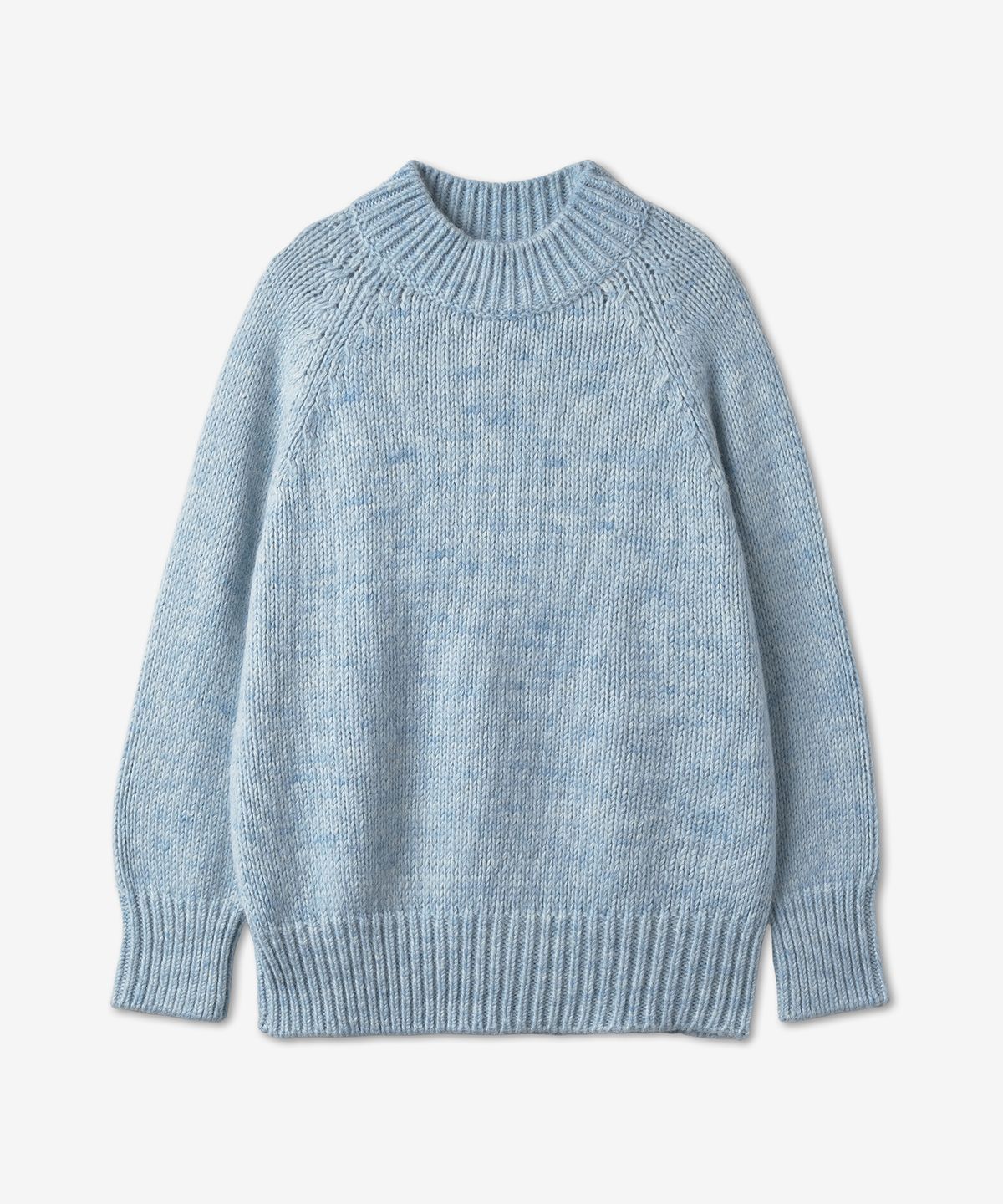 메종 마르지엘라(MAISON MARGIELA) 백 스티치 보테니컬 니트 - 라이트 블루 / SI0GP0003S17802488M