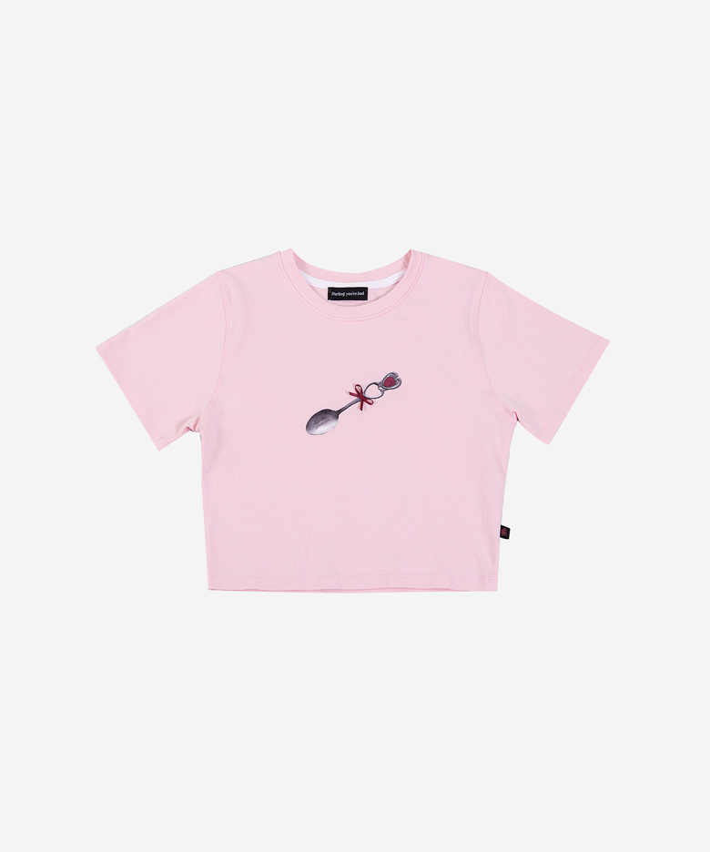 COME AND SPOON ME TEE #PINK