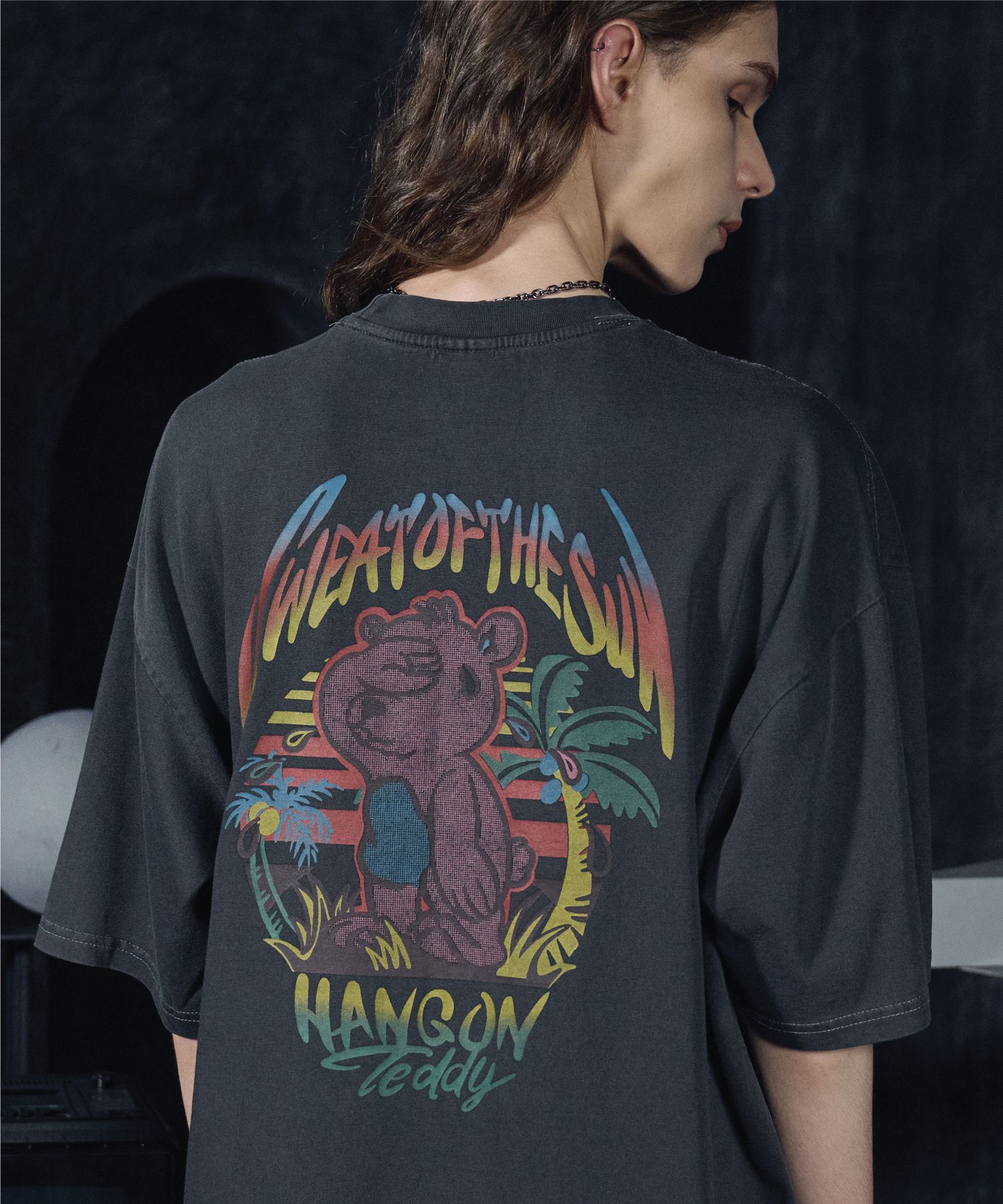【CPGN STUDIO】24SS★ Honey Teddy Pigment Short Sleeve Tee MUSINSA | CPGN STUDIO Hang On Teddy Pigment Short Sleeve Tee
