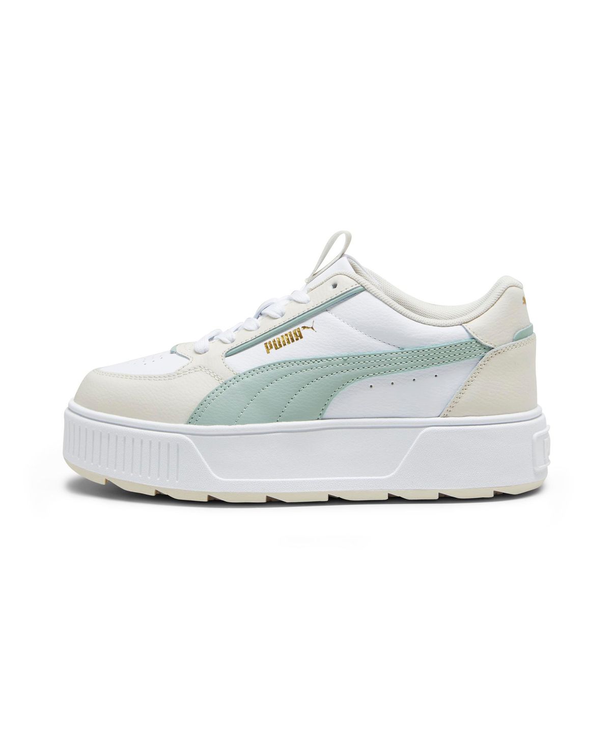 푸마(PUMA) 카르멘 레불레 - 화이트:그린:샌드 / 387212-16