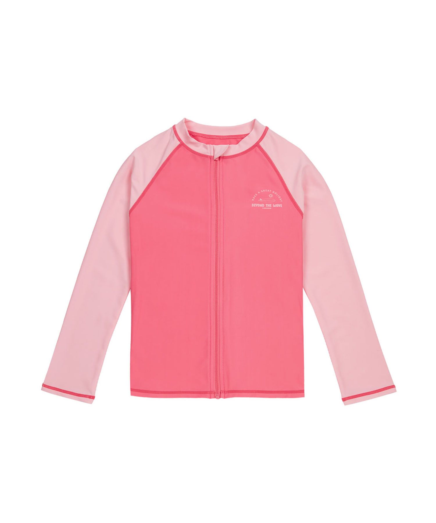 MUSINSA | RENOMASWIM Girls' zip-up rash guard top in pink RN-KS2D903-PK