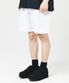 트레이닝 스웨트 숏 팬츠 - 화이트 멜란지