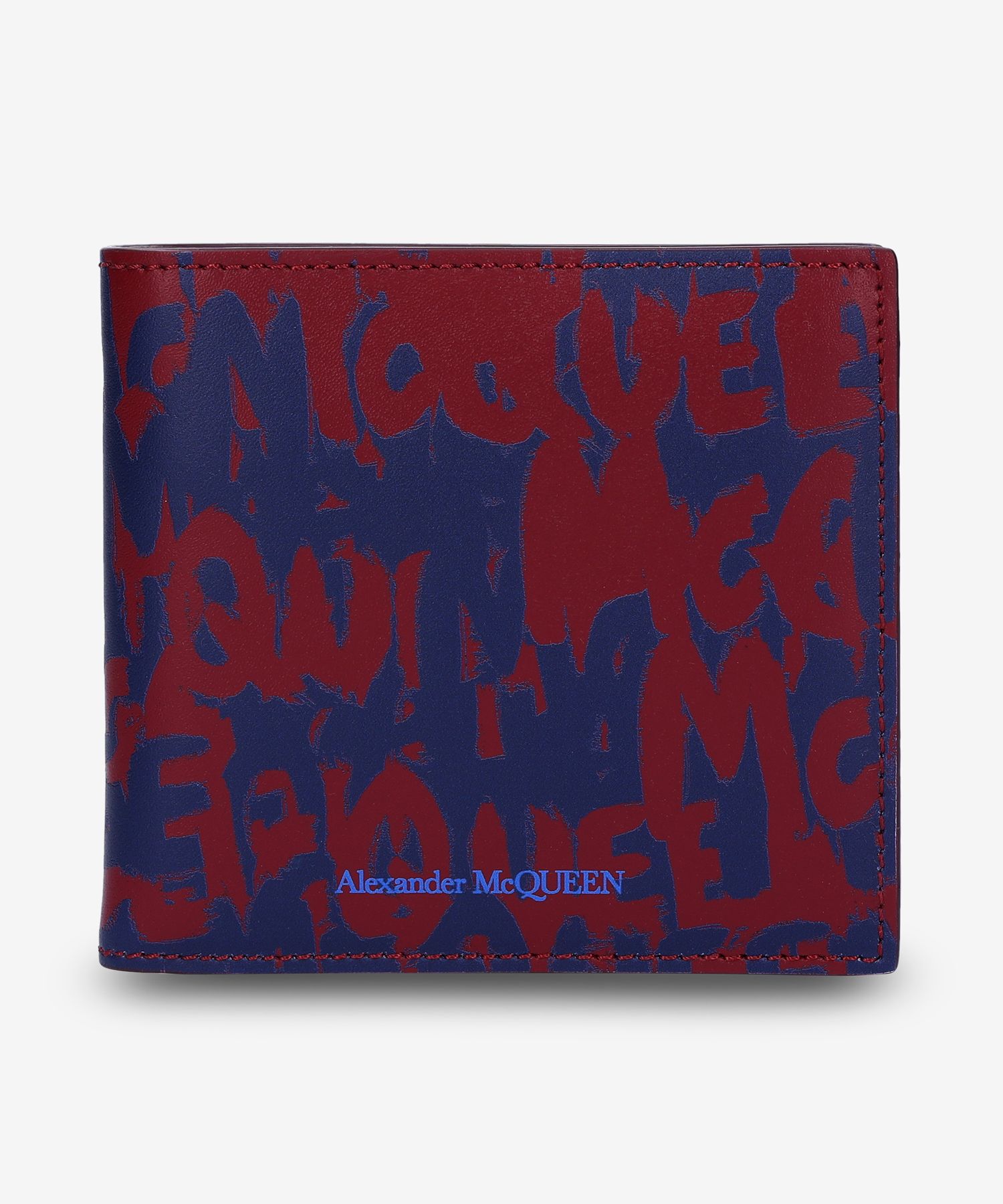 MUSINSA公式 | ALEXANDER McQUEEN 男性グラフィティ二つ折り財布