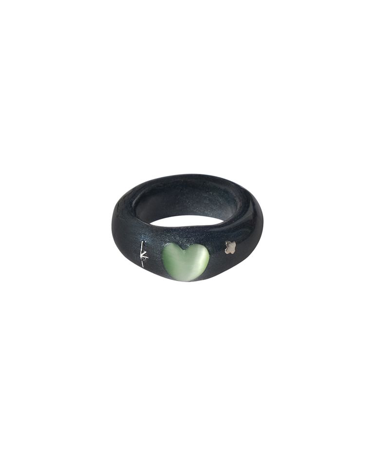 heart looping ring
