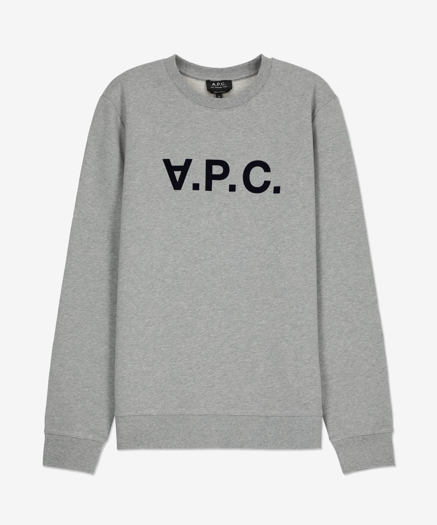 MUSINSA公式 | A.P.C. VPCロゴスウェット - ヘザーグレー / COFAXH27378PLA