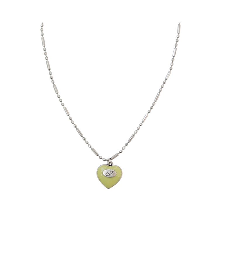 heart polish necklace_oilve