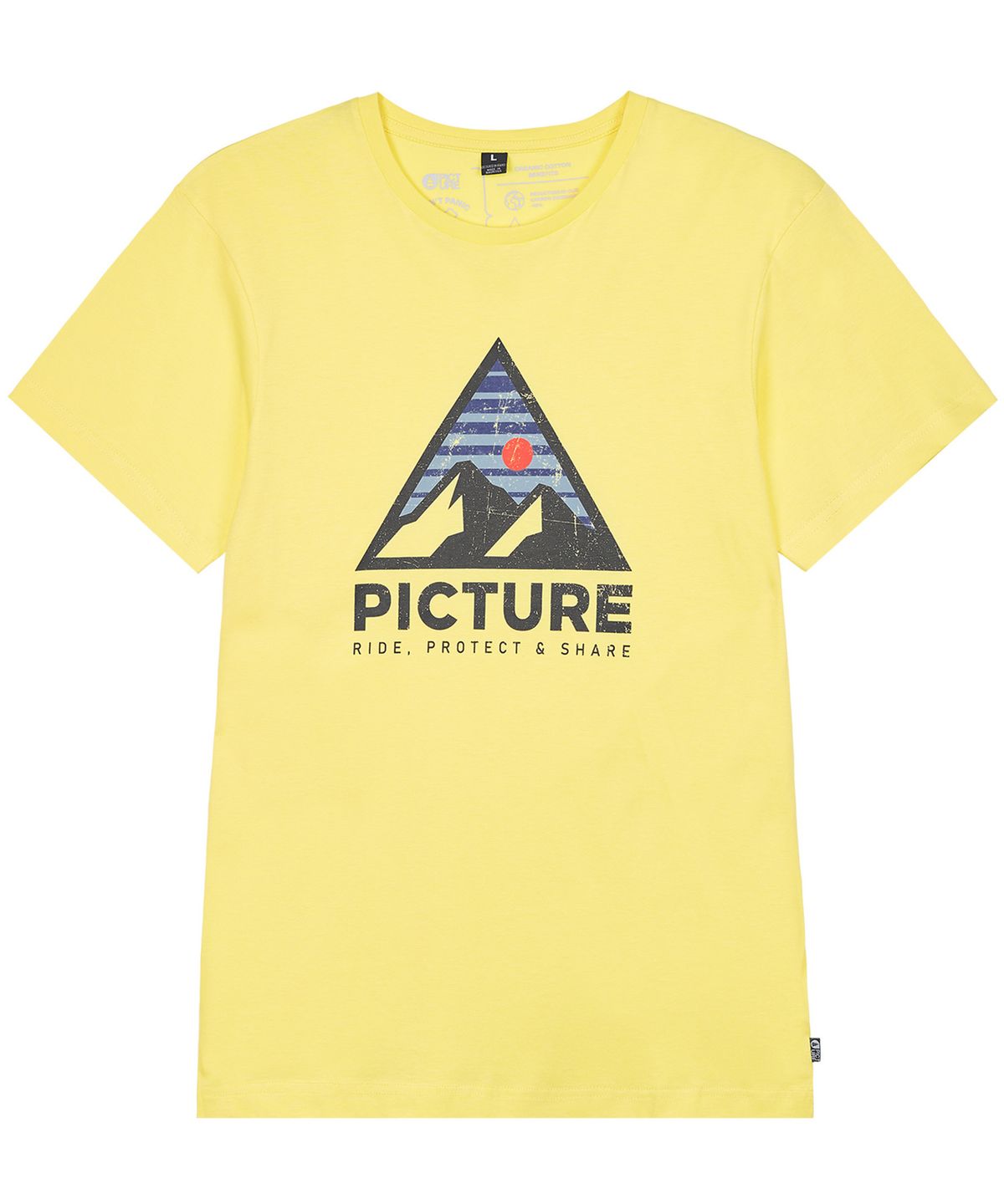 픽쳐오가닉클로딩(PICTURE ORGANIC CLOTHING) 어쎈틱 반팔 티셔츠 (레몬드랍)