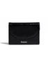 CRINKLE HALFMOON ACCORDION POCKET - BLACK