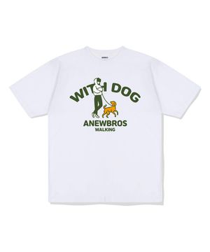 도그워커 오버핏 반팔티셔츠 4 Color [AED_0074]