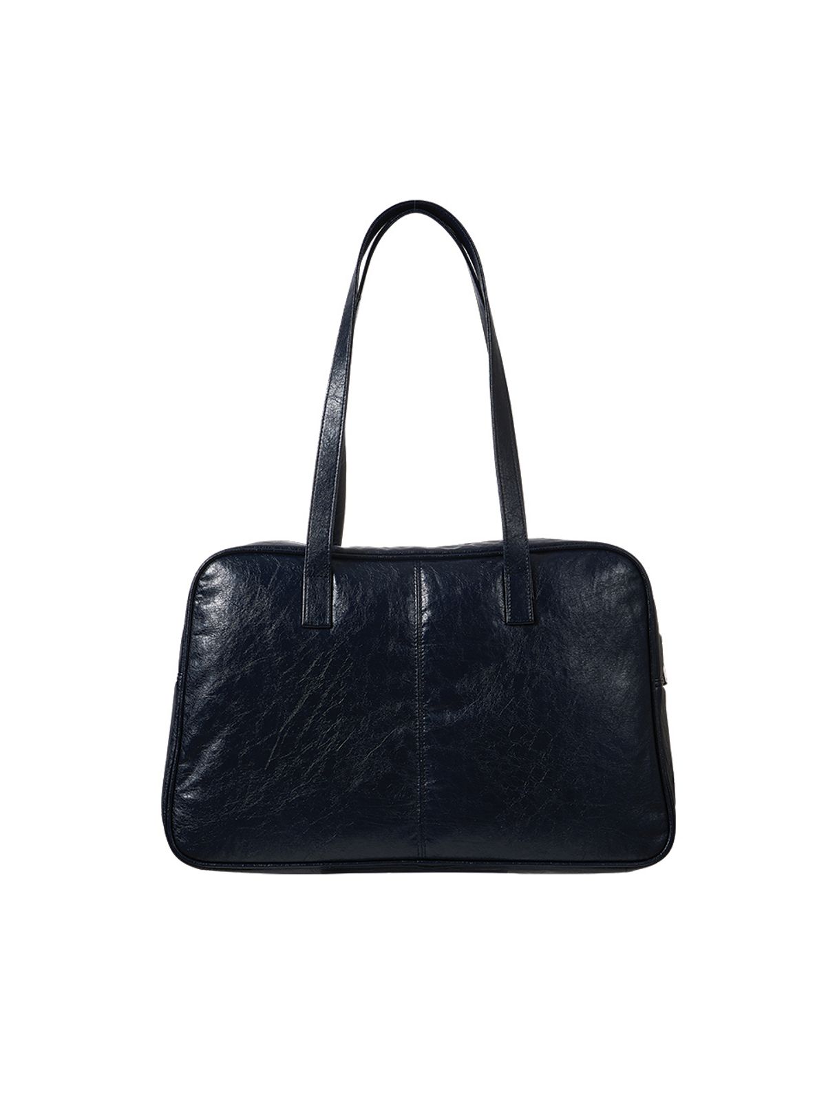 필인더블랭크(FILLINTHEBLANK) Trapezoid Pillow Shoulder Bag (dark navy)