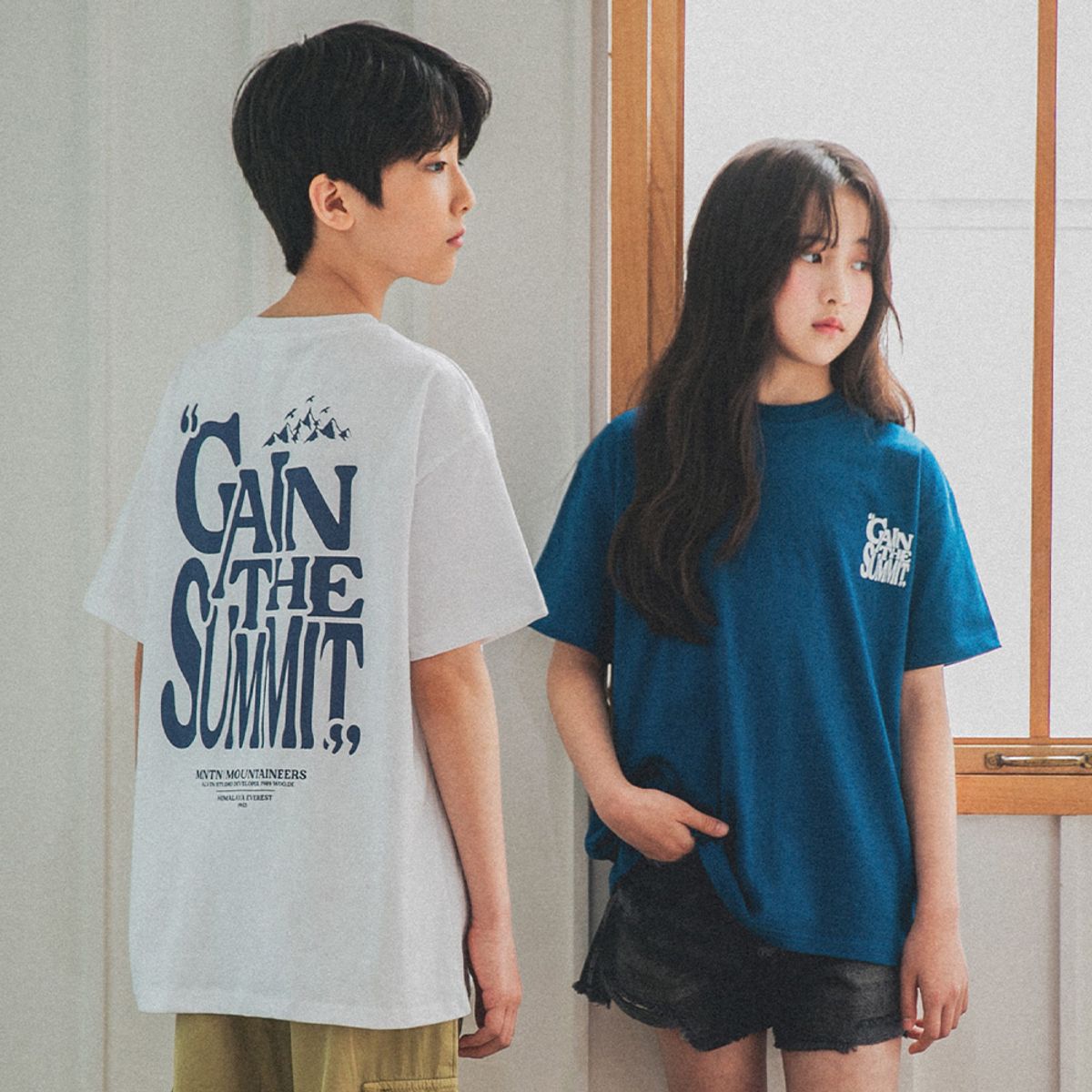 앨빈클로 주니어(ALVINCLO JUNIOR) GAIN THE SUMMIT 반팔 티셔츠 J23952 4컬러