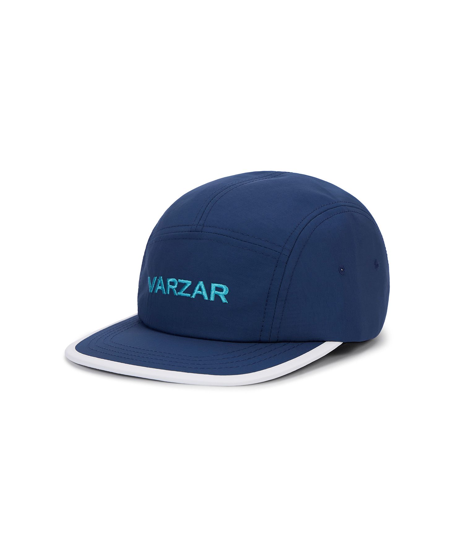 ◆VARZAR◆ Scribble Two-Tone 5-Panel Cap White Navy Designer fashion, Seoul-fully created | W Concept