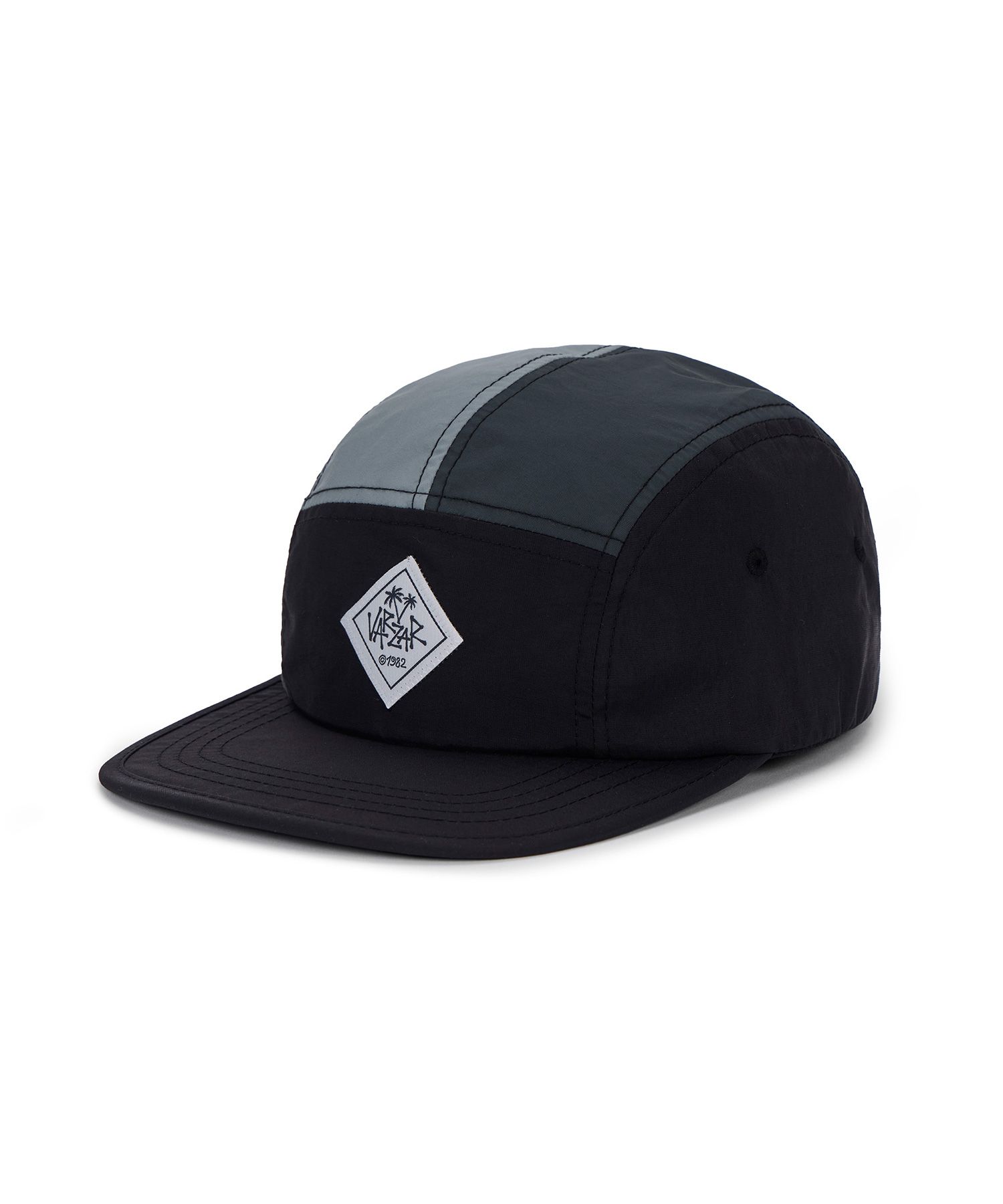 キャップ VARZAR Multicolor Palm Tree Label Camp Cap Black MUSINSA | VARZAR Multi Color Palm Tree Label Camp Cap Black