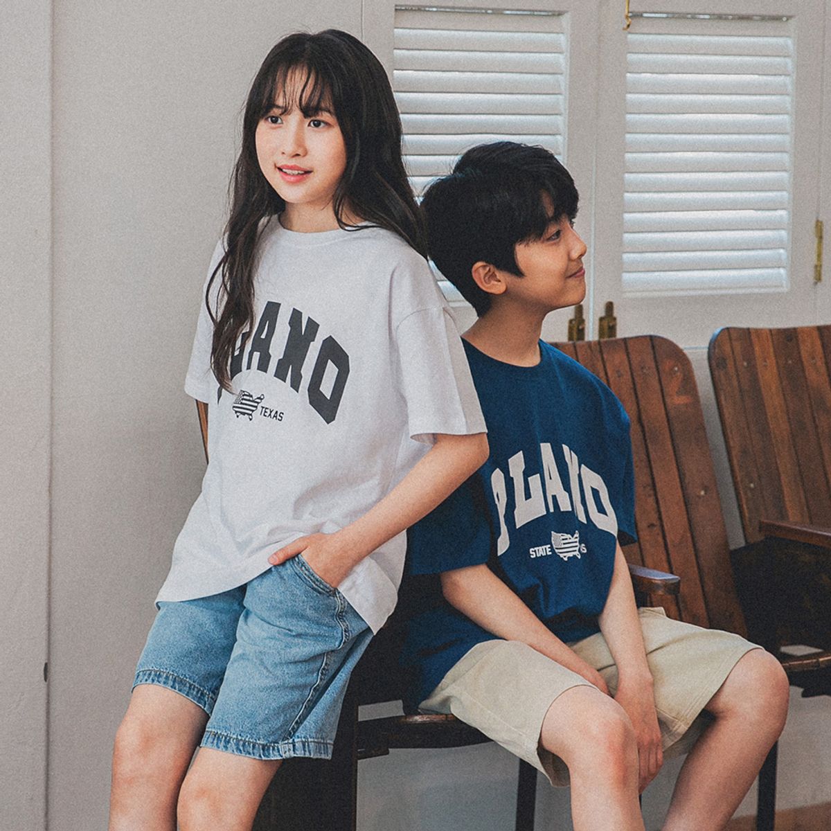 앨빈클로 주니어(ALVINCLO JUNIOR) PLANO 반팔 티셔츠 J24859 3컬러