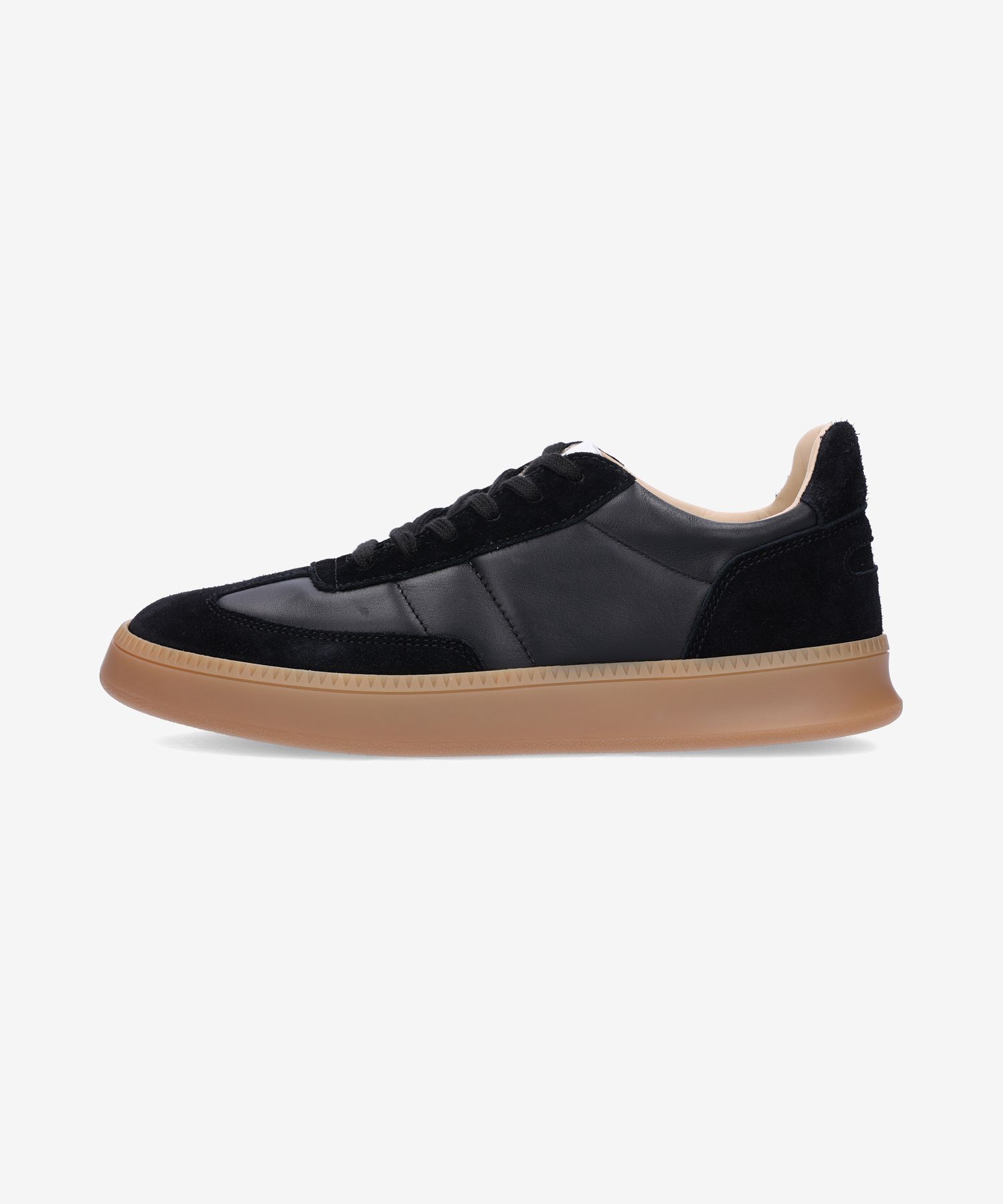 MUSINSA | SPALWART Smash Low Suede Sneakers - Black