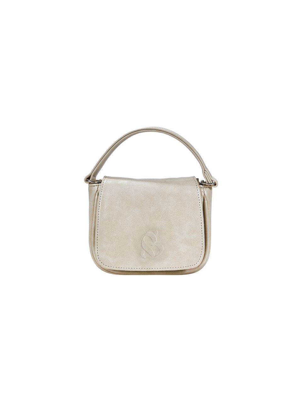 FILLINTHEBLANK★韓国★新作★Crack Leather Micro Bag 5色 MUSINSA公式 | FILLINTHEBLANK Crack Leather Micro Bag (cream)