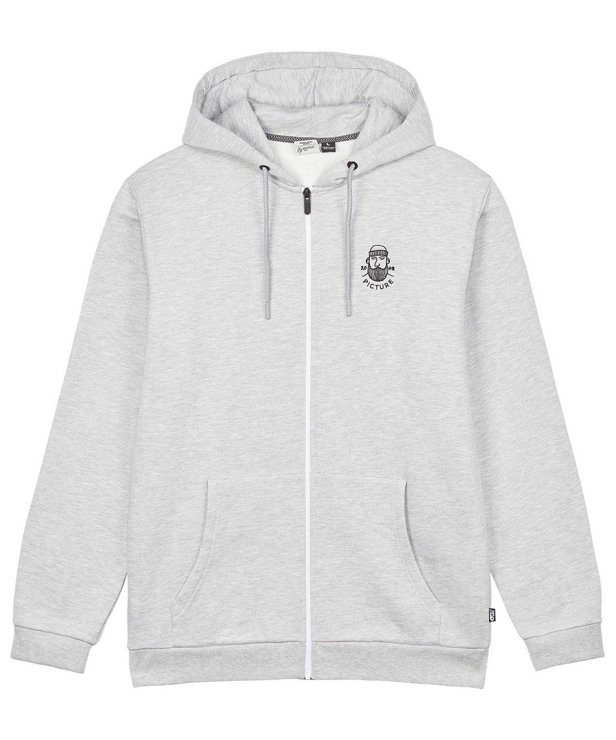 픽쳐오가닉클로딩(PICTURE ORGANIC CLOTHING) 츄코 짚업 후디 (그레이멜란지)