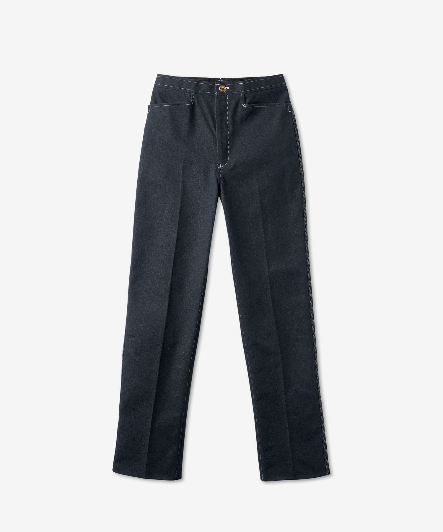 THOM BROWNE ステッチ ワークパンツ ネイビー 40サイズ 【公式通販】
