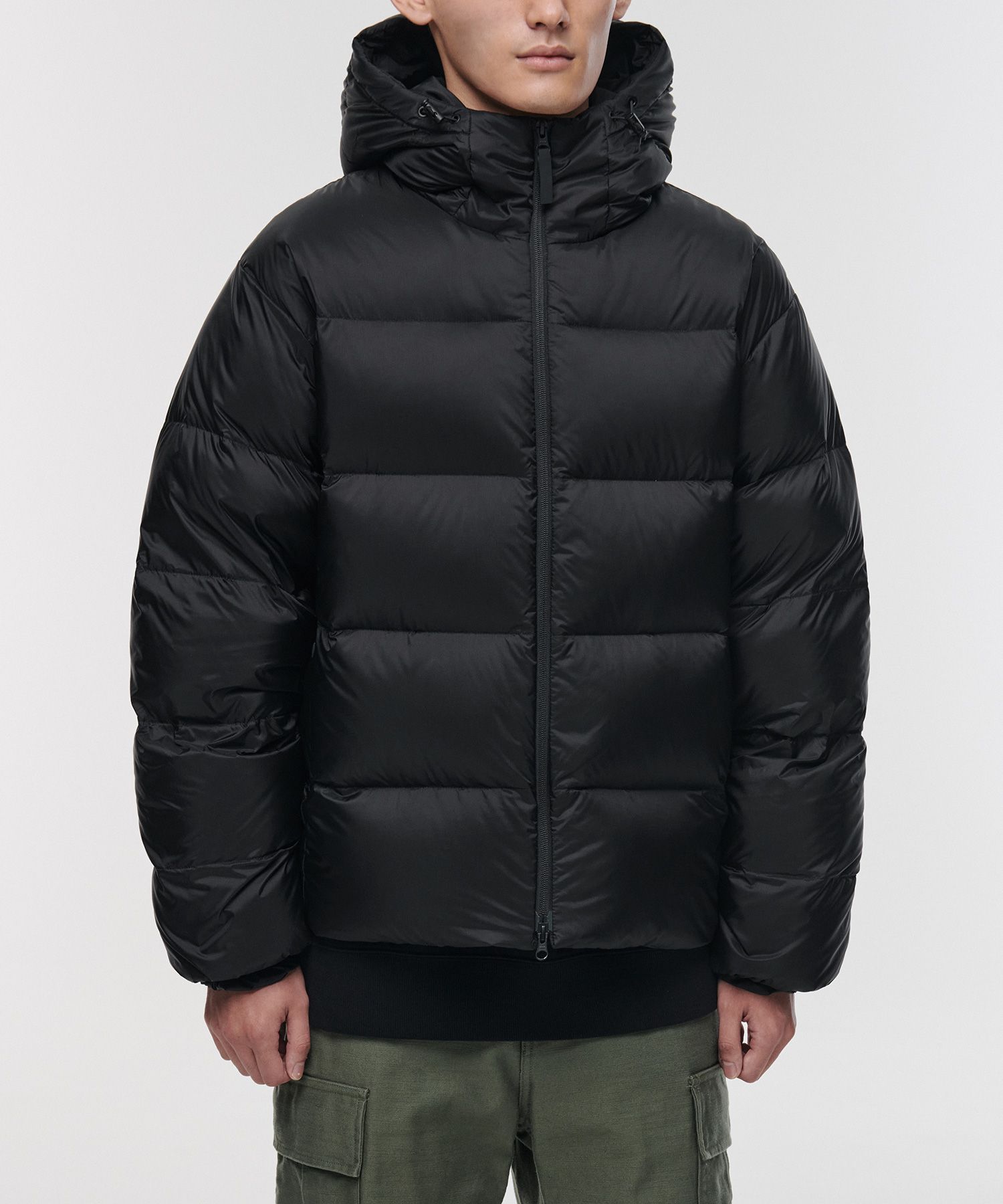 MUSINSA公式 | MUSINSA STANDARD リップストップフーディッドダウン