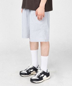 나일론 밴딩 숏 팬츠 - GRAY