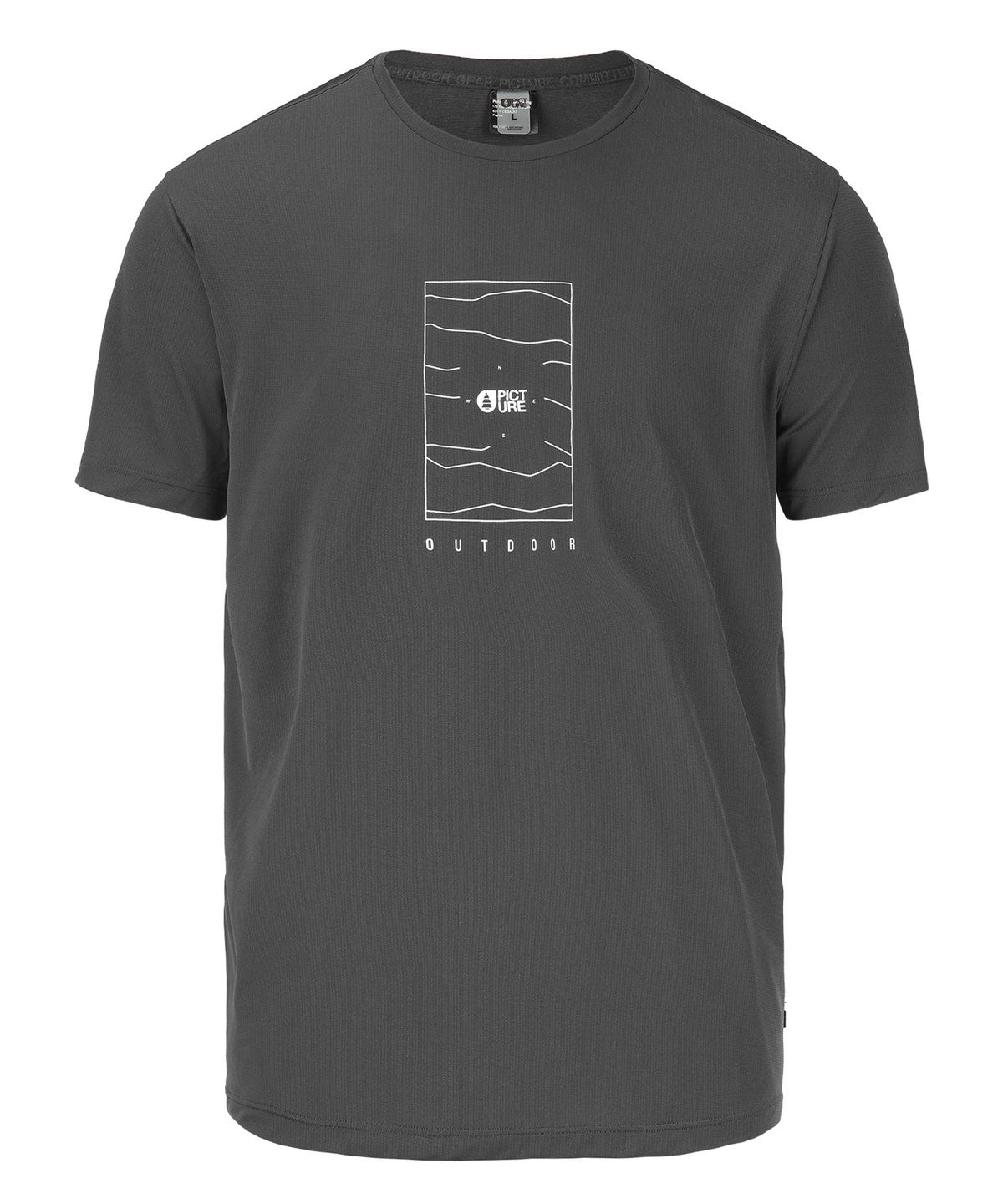 픽쳐오가닉클로딩(PICTURE ORGANIC CLOTHING) 트레비스  기능성 아웃도어 반팔 티셔츠 (블랙)