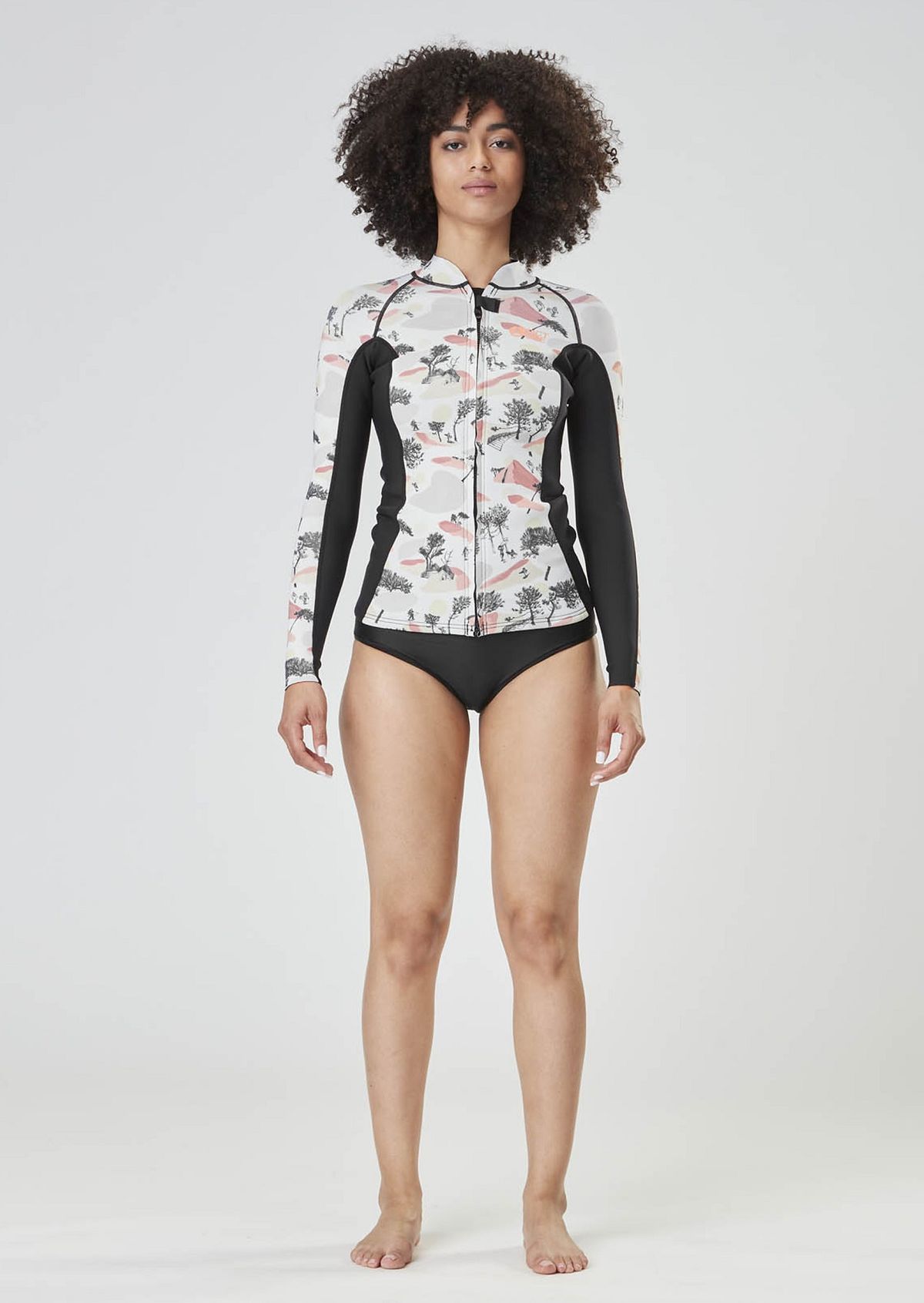 픽쳐오가닉클로딩(PICTURE ORGANIC CLOTHING) 윌 여성 프론트집 1.5mm 탑 (필라)