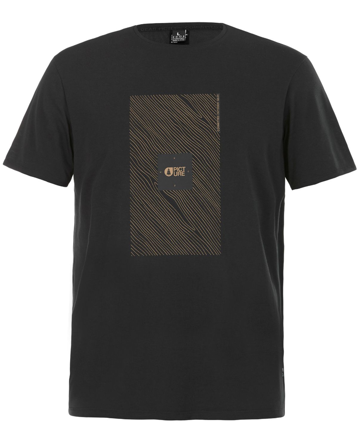 픽쳐오가닉클로딩(PICTURE ORGANIC CLOTHING) 티몬 기능성 아웃도어 반팔 티셔츠 (블랙)
