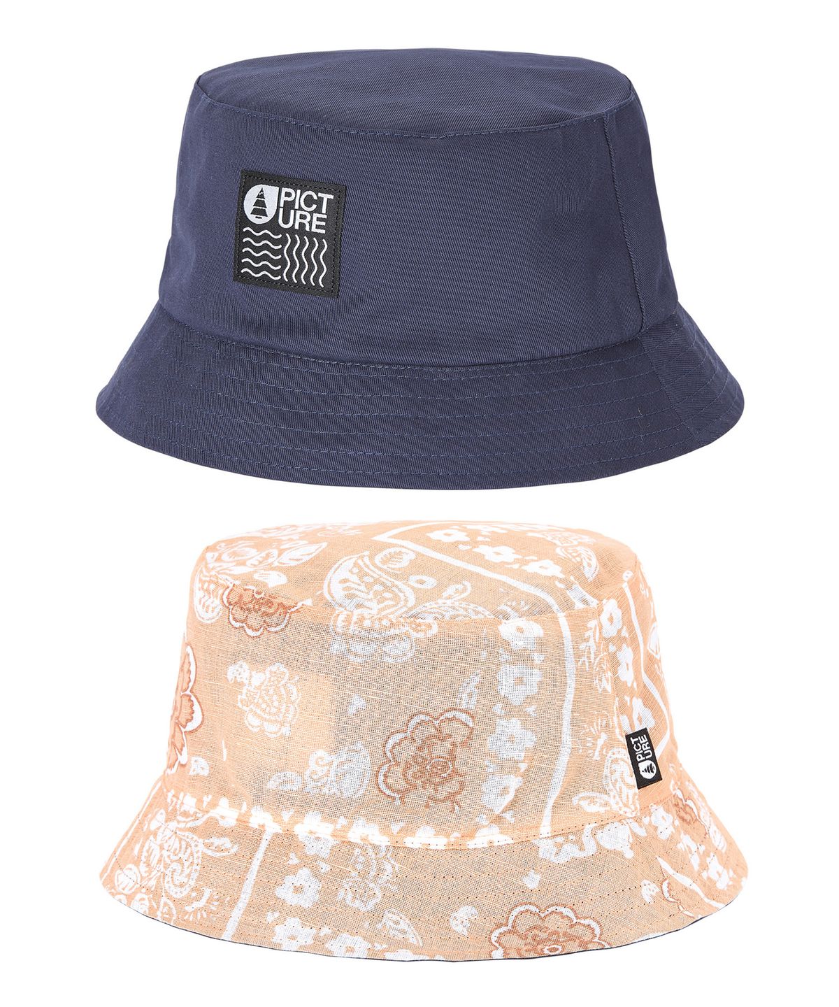 픽쳐오가닉클로딩(PICTURE ORGANIC CLOTHING) 오코리 투인원 버켓햇 (블루 페이즐리)