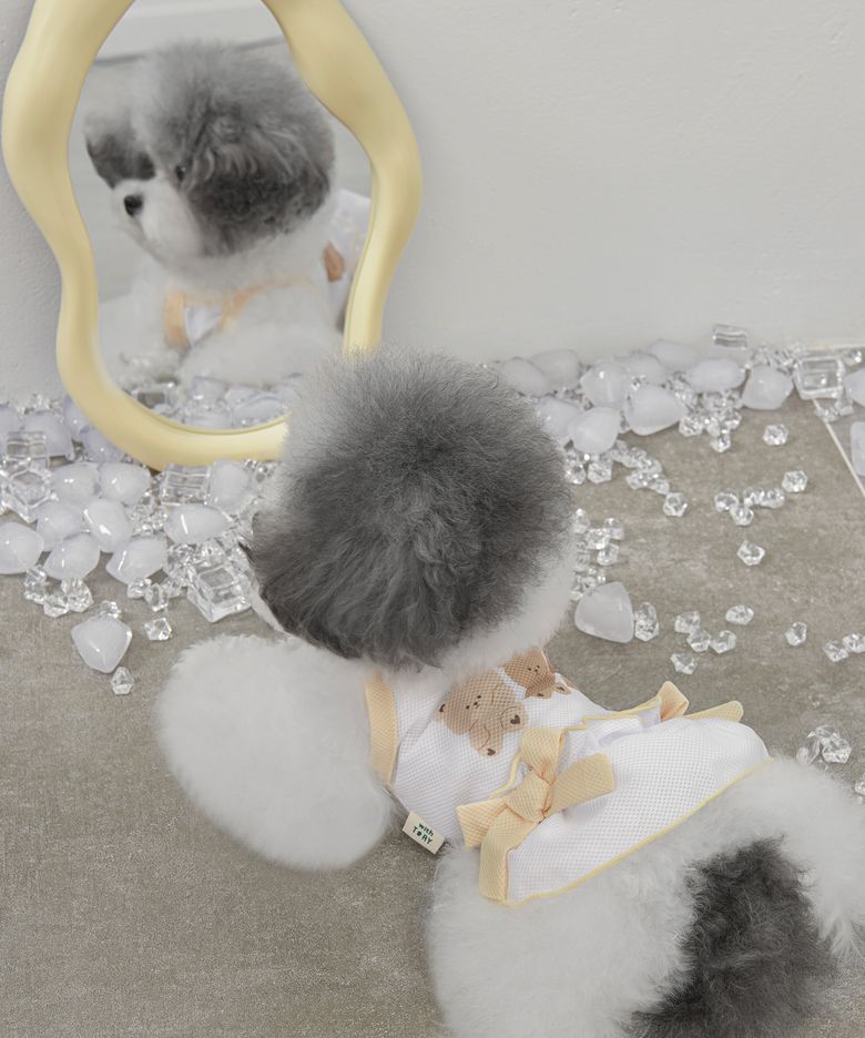 곰이 아이스 쿨링 기능성 원피스 (화이트)
