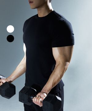 코튼코어 머슬핏 숏슬리브 (2color)