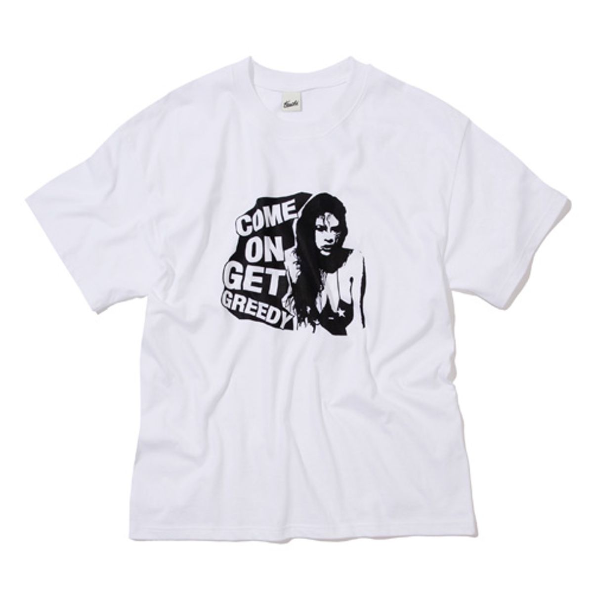 크루치(KRUCHI) GREEDY T-SHIRT (WHITE)