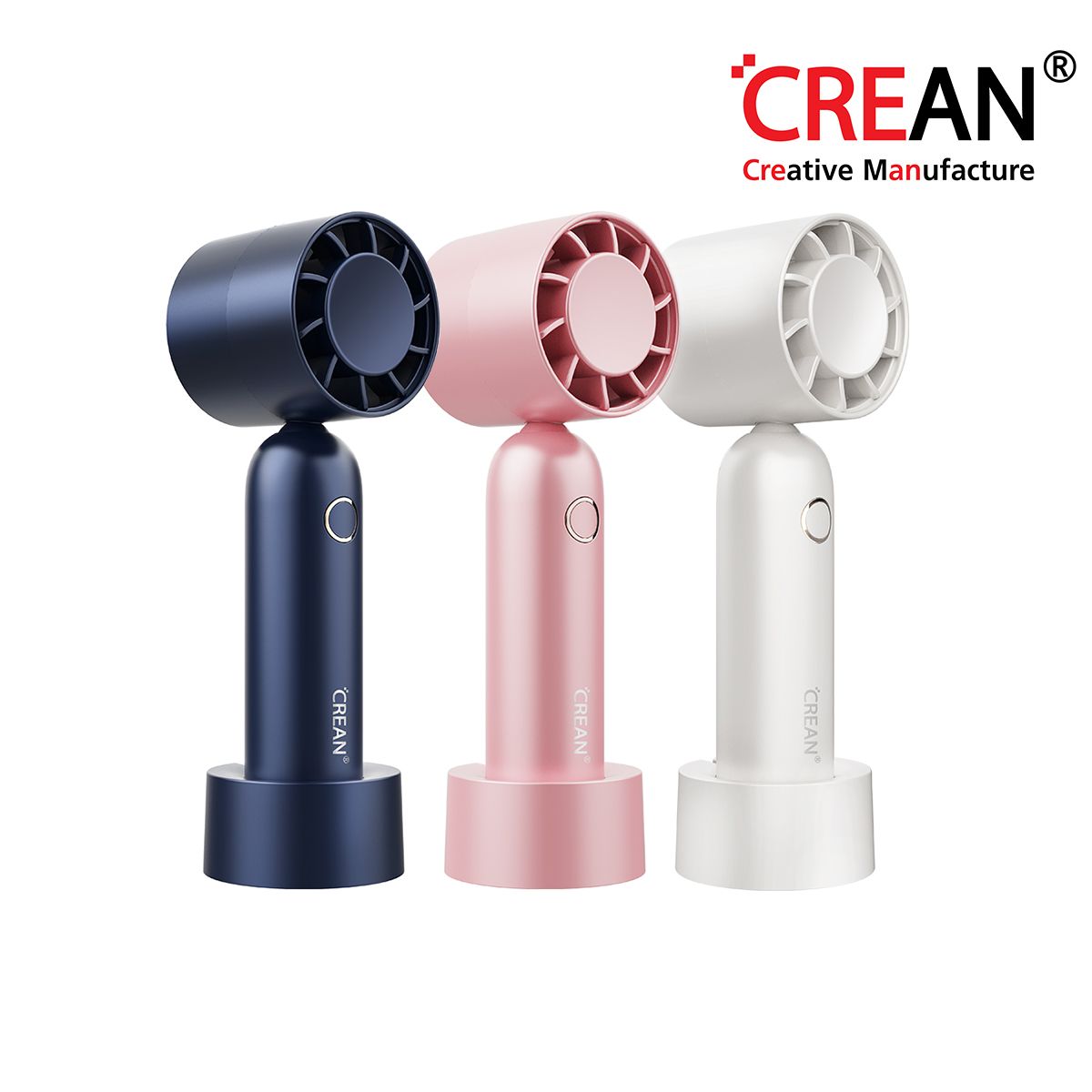 크레앙(CREAN) 미니헤드 파워 휴대용 선풍기 (CREHFMHP)