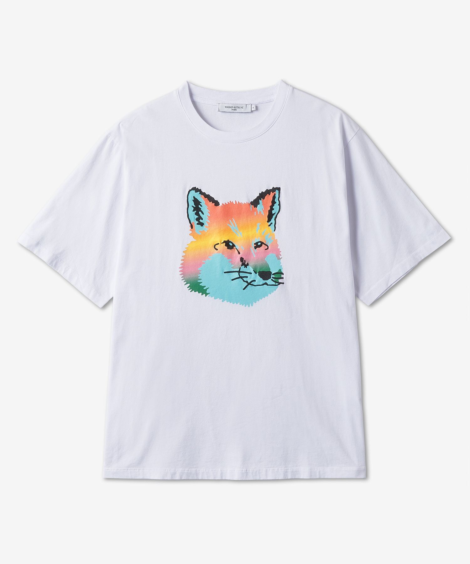 Maison Kitsune/2024ss 半袖Tシャツ MUSINSA公式 | MAISON KITSUNE ビッグフォックスヘッドコットン半袖T