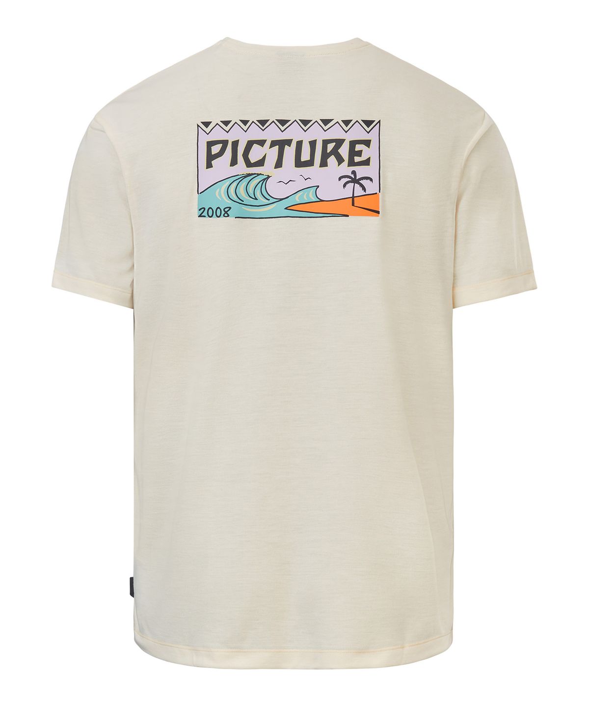 픽쳐오가닉클로딩(PICTURE ORGANIC CLOTHING) 티몬 서핑 래쉬 반팔 티셔츠 (스모크화이트)
