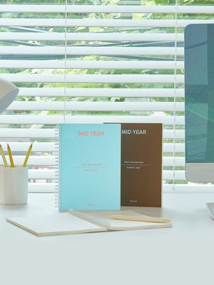 [2개세트] (만년형 6개월) 미드이어 데일리 플래너 A5_다이어리 스케쥴러