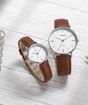 T41L-SSBR 더클래식 쿼츠 커플 워치 남여 가죽 시계