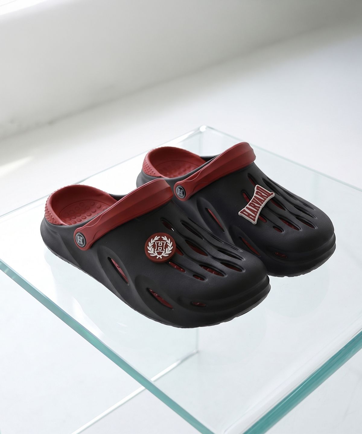 하버드 슈즈(HARVARD SHOES) 하만 남여공용 샌들슬리퍼 블랙