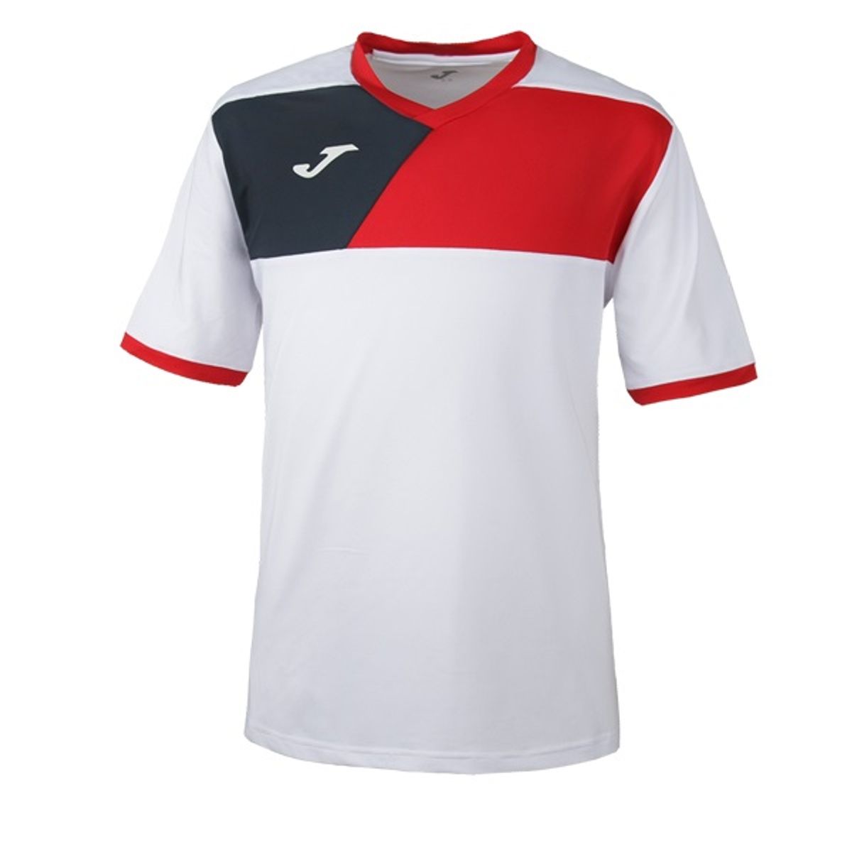조마(JOMA) 100611.206 (K) 크루 II S/S 화이트-레드