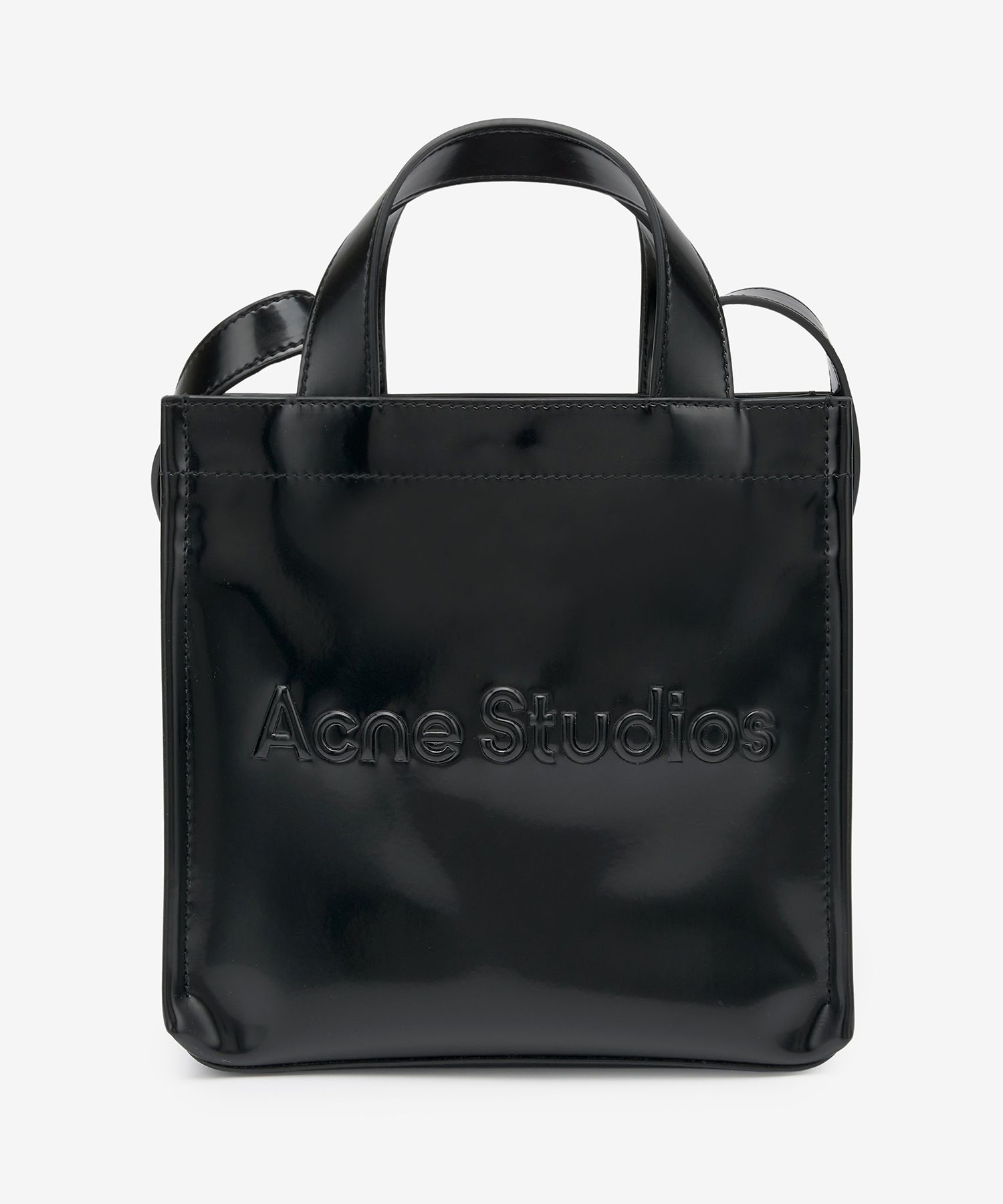 Acne Studios トートバッグ ミニ MUSINSA公式 | ACNE STUDIOS 女性ロゴミニトートバッグ - ブラック