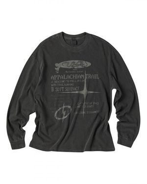 리즌 트레일 피그먼트 롱 슬리브 블랙 차콜